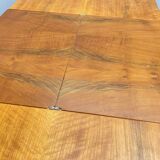 Table à manger réglable en noyer par Setona, années 1950, Tchécoslovaquie