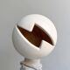 Unique vintage Prosman ceramic B2 vase - lightning bolt