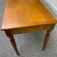 Vintage solid wood desk with removable secretary in colonial style from the 1960s.
