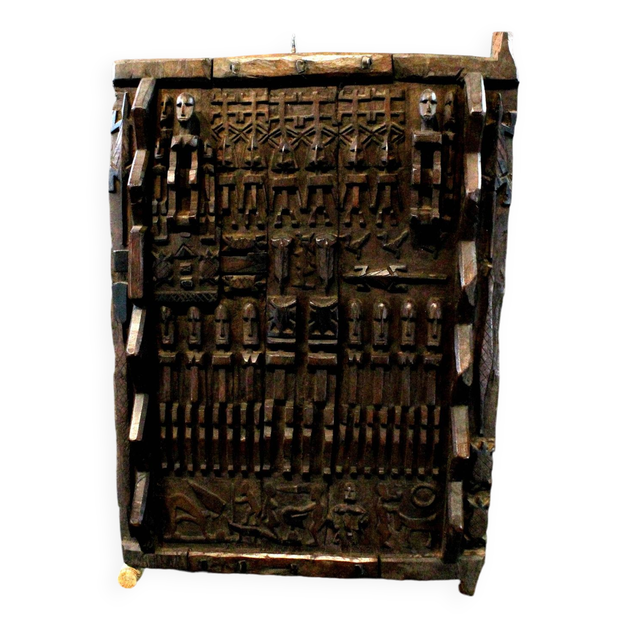 African Art Wall Decoration - Dogon Attic Door - Mali