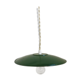 Suspension in green enamelled sheet metal