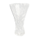 Vase en cristal décor ciselée fleur aux pétales dépolis