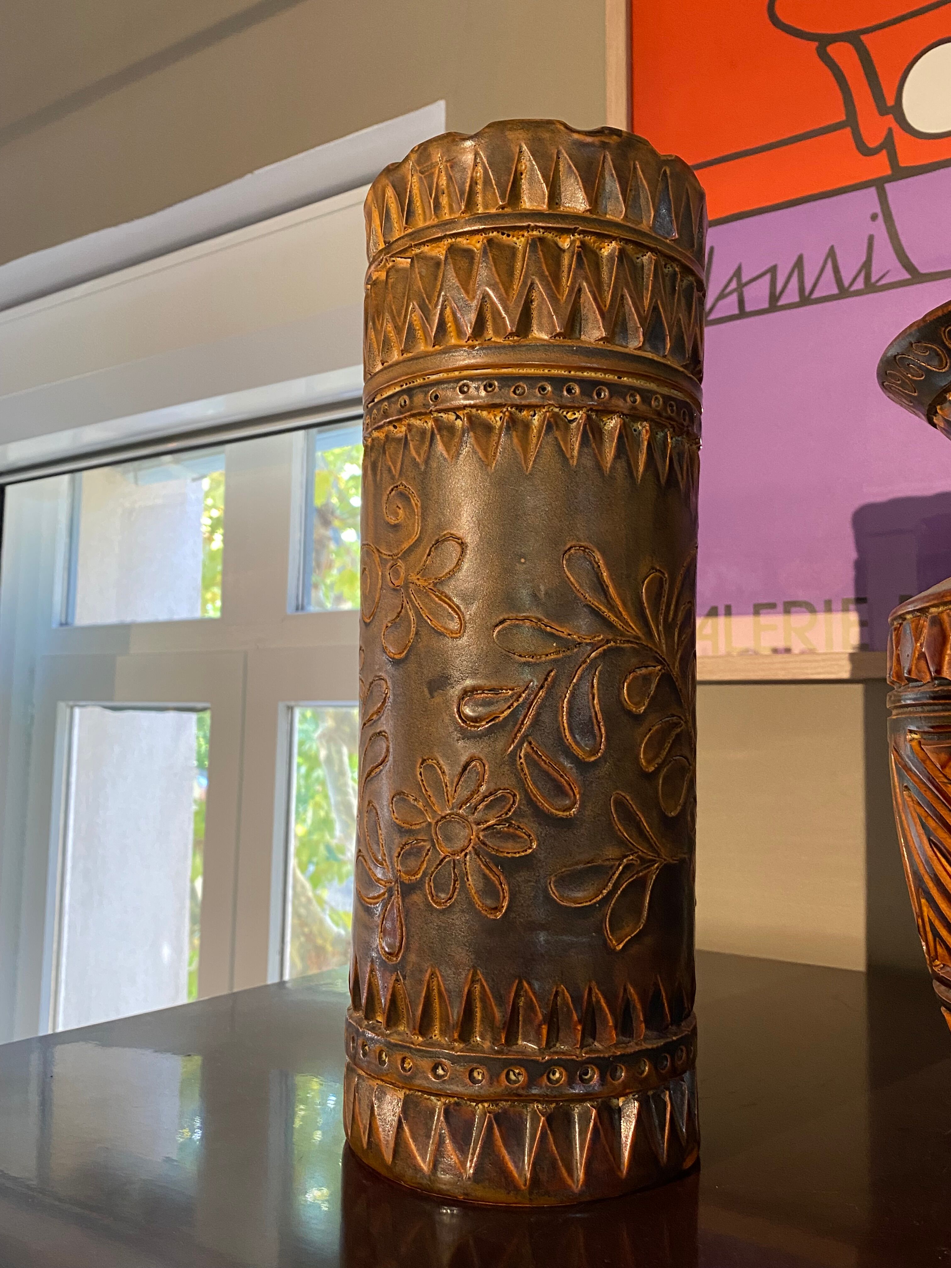 Vase roll Marius Huguette Bessonne