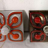 Vintage lava wall lamps