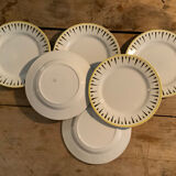 Assiettes 50’ Selency x Monoprix Croisé Laroche