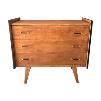 Commode vintage aux pieds compas