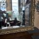 Golden rectangular mirror