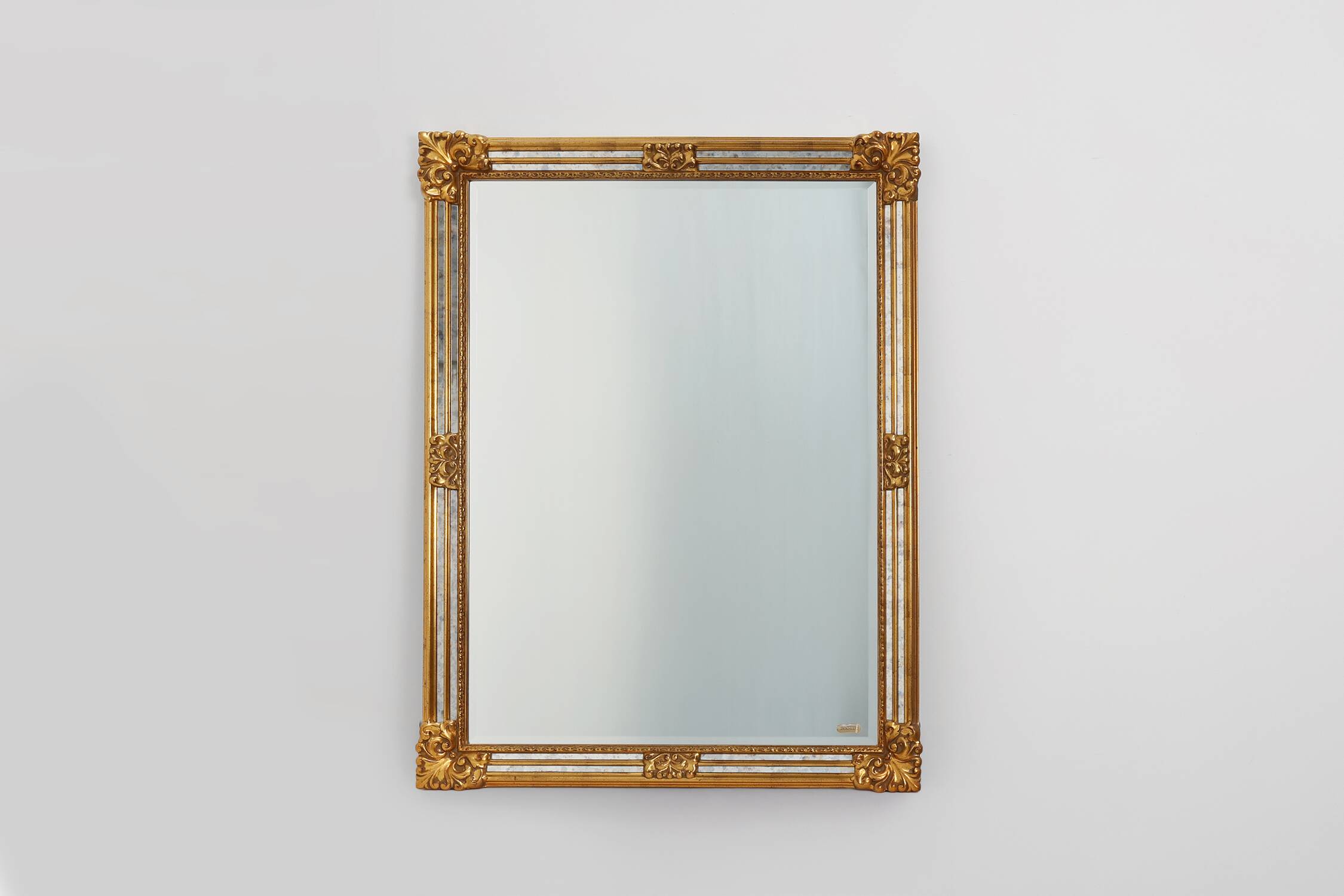 Large Baroque Wall Mirror by De Knudt, Belgium, 1950s