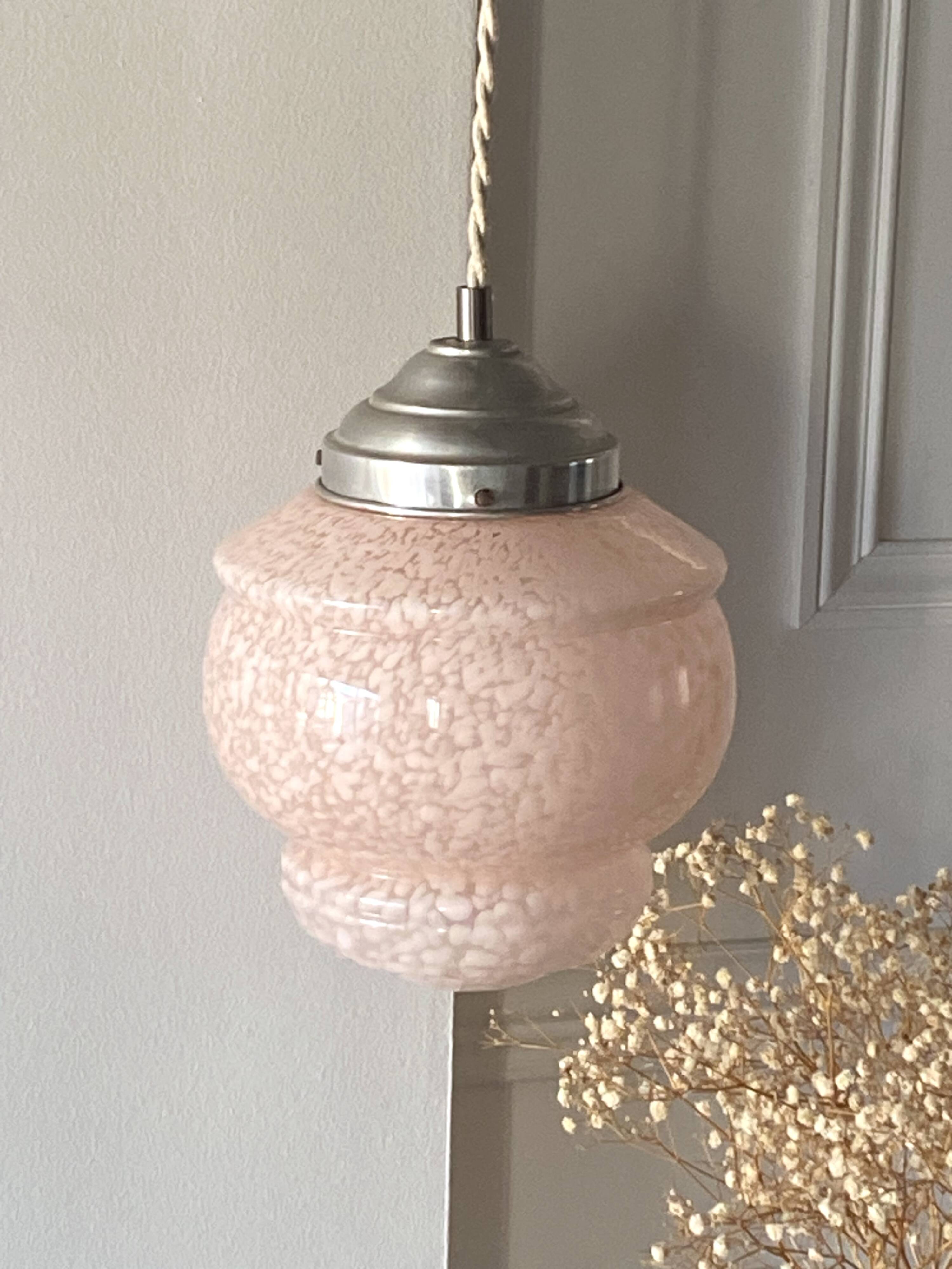Suspension en verre de Clichy
