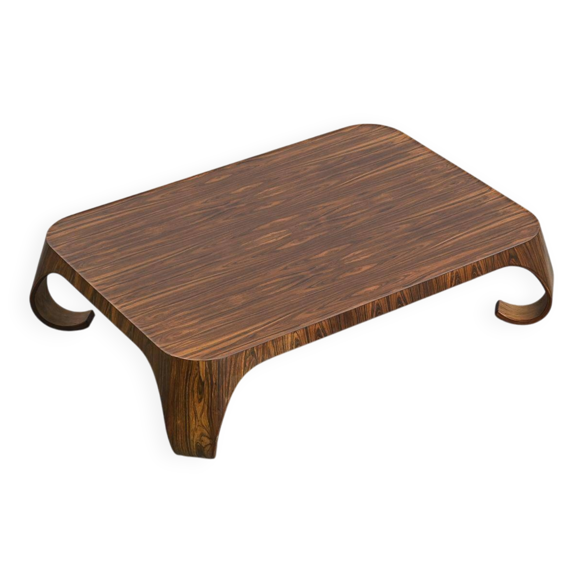 Mitzukaeshi table attributed to Isamu Kenmochi, Tendo Mokko Japan 1969