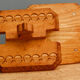 Carved wooden salt box, Savoie, Queyras