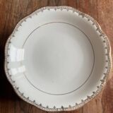 Set of 10 very small soup plates - Pommier Dureil 72 - Porcelain