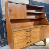 Vintage 1960s Avalon Teak Sideboard - Highboard - Drink Cabinet - Mid-century