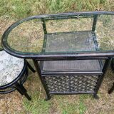 Rattan and bamboo garden furniture from the 70s