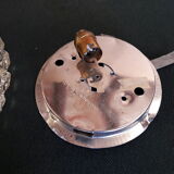 Round glass ceiling lamp