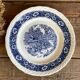 6 Staffordshire England “countryside” dinner plates