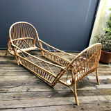 Rattan bed