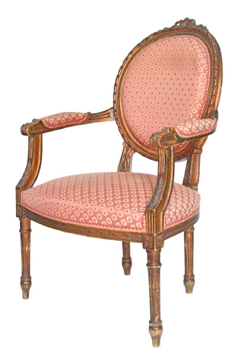 Set of 4 Louis XVI style cabriolet chairs