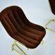 Midcentury set of four dining chairs, italy, 1970s