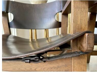 Pair of Spanish armchairs by Borge Mogensen