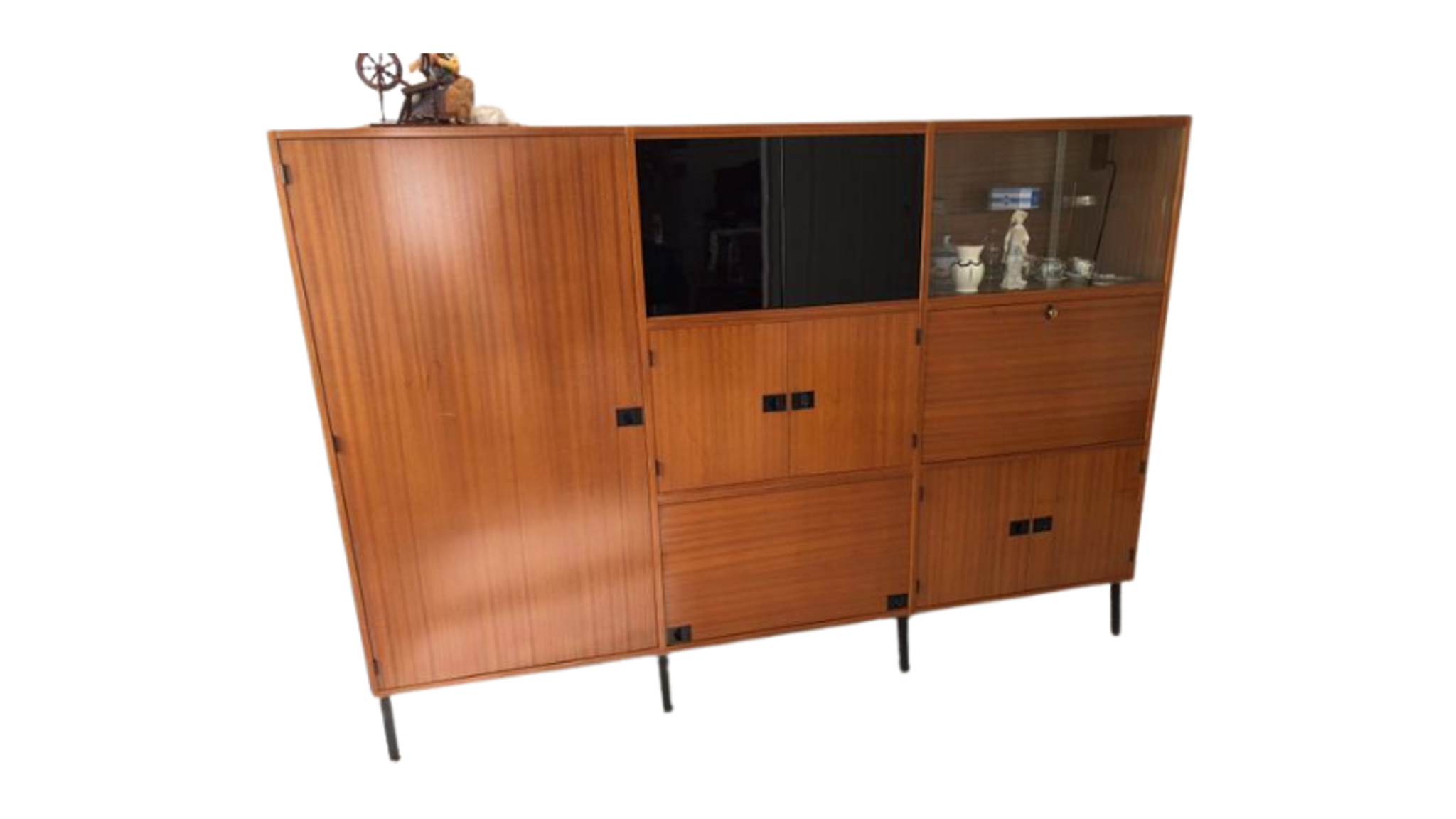 Armoire secrétaire teck rené de Jean-René Caillette