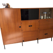 Armoire secrétaire teck rené de Jean-René Caillette