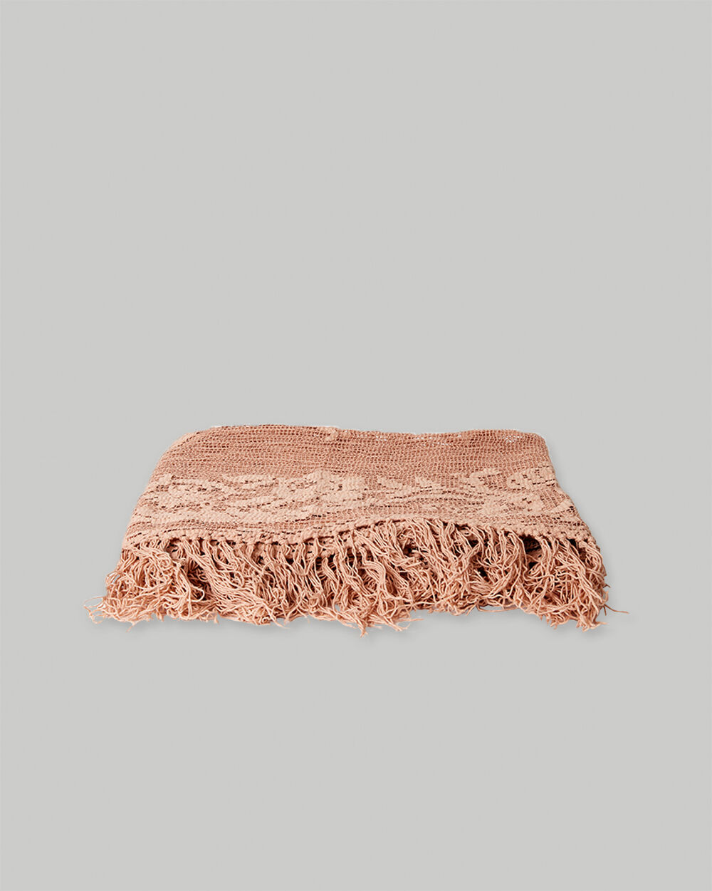 Mesh bedspread - powder