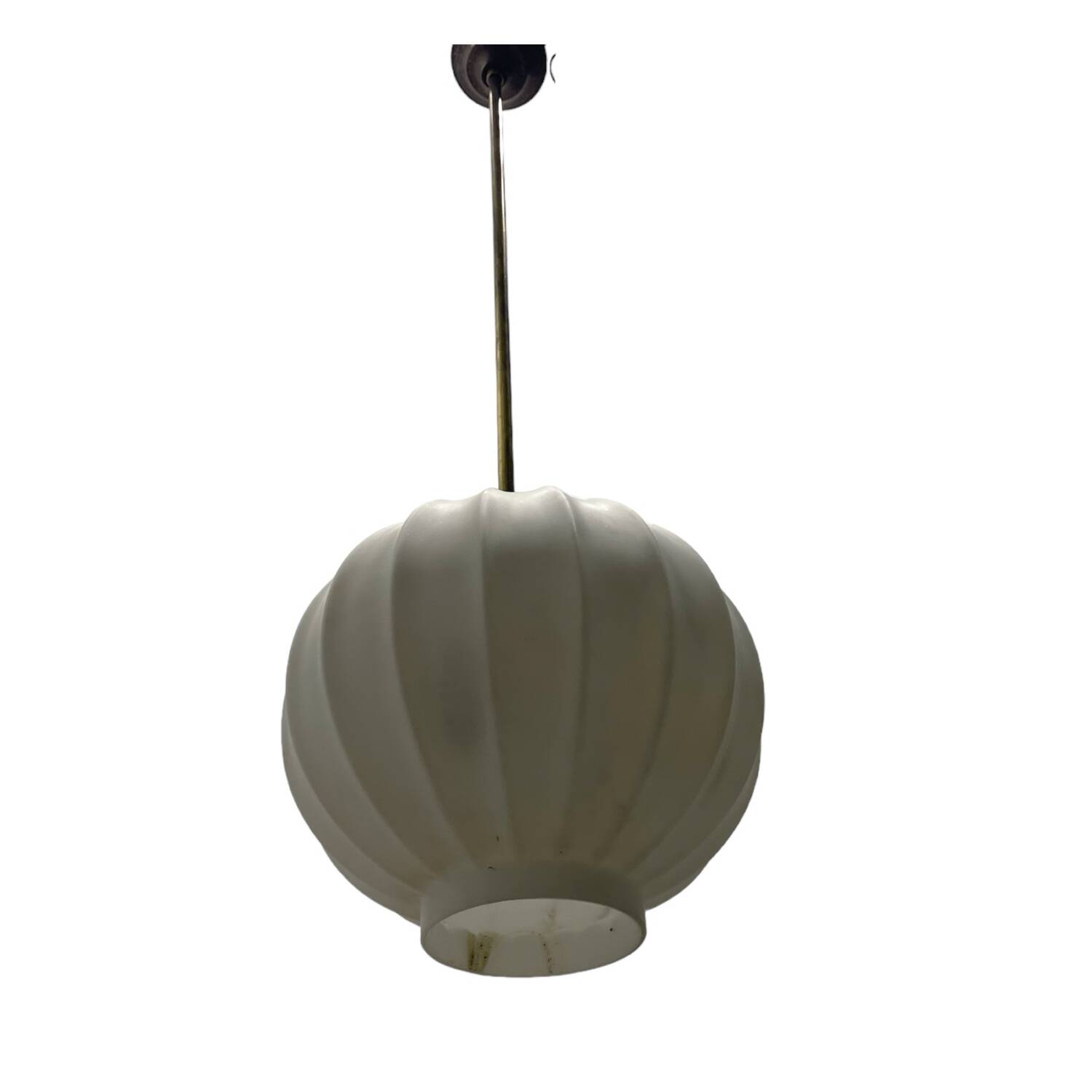 Opaline Glass Light Pendant 1940’s