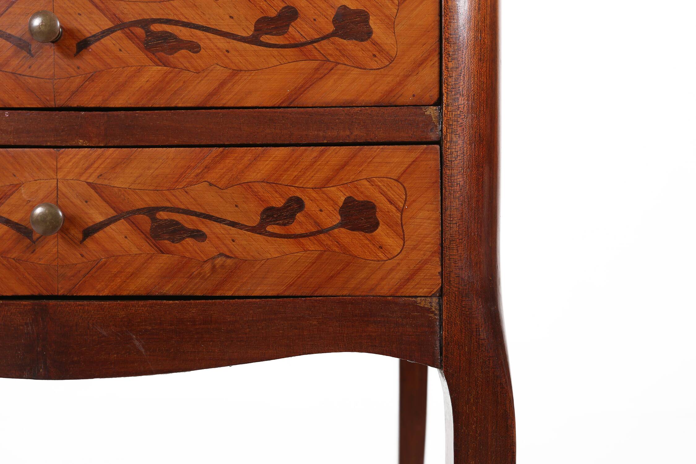 Table de chevet ou petite armoire de style Napoléon III, France, XXe siècle