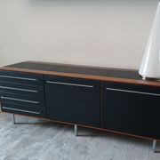 Rare row of wood and leatherette of the 60s 70s