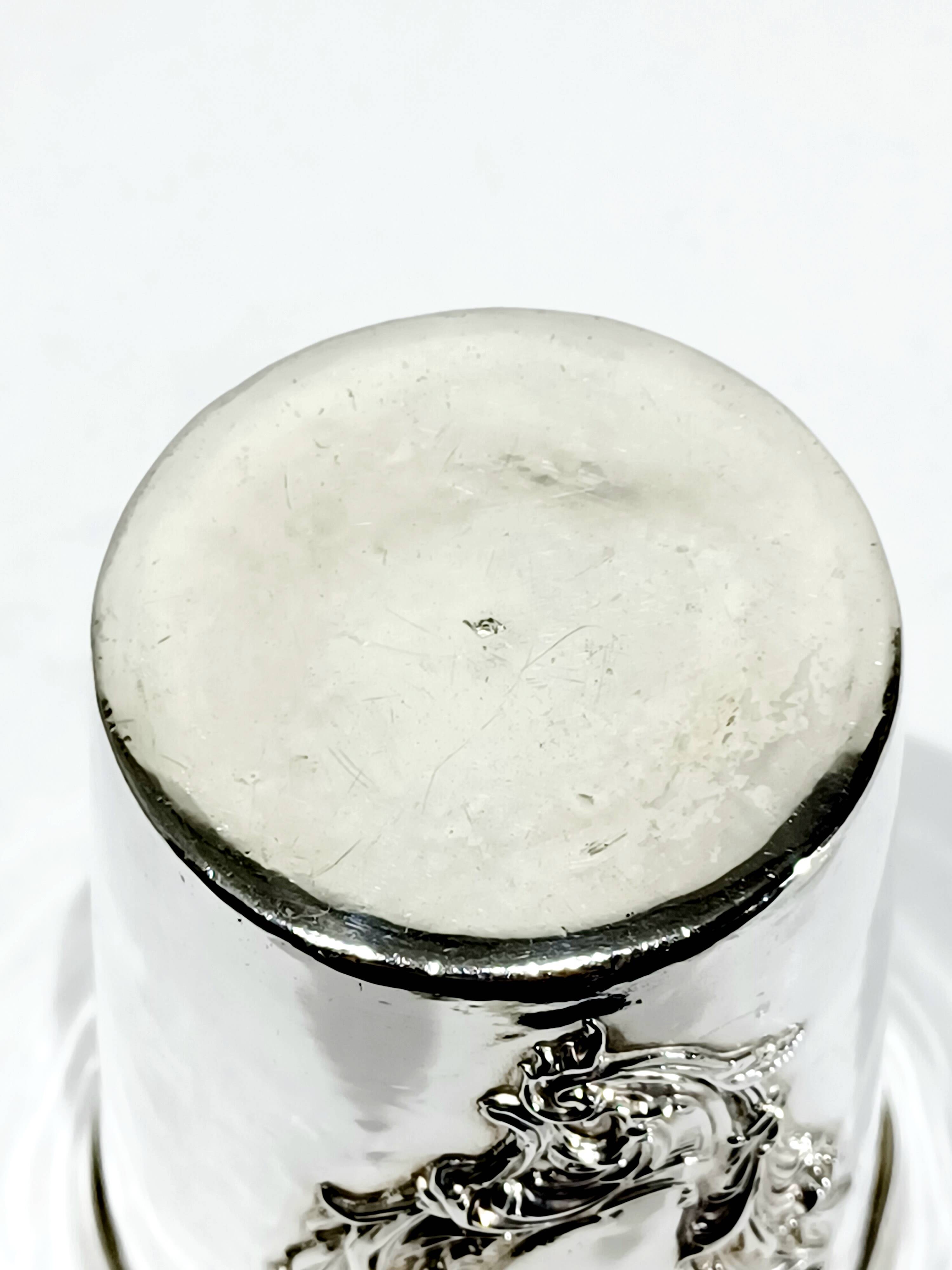 Louis XV style cup blank cartridge