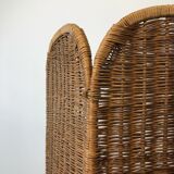 Vintage wicker screen