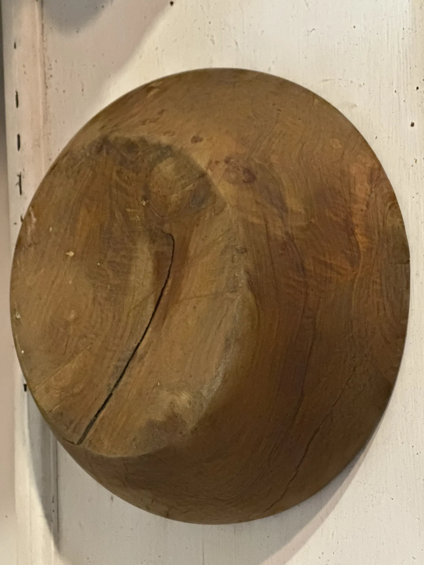 Large vintage solid wood bowl – Catch-all – Centrepiece – 3