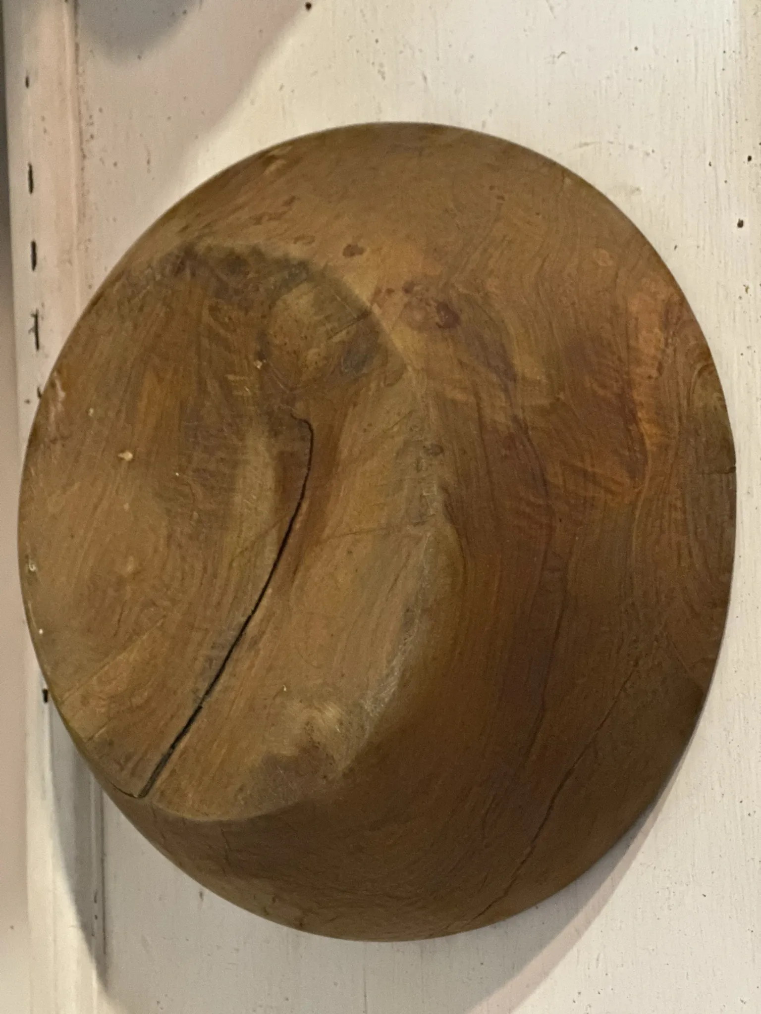 Large vintage solid wood bowl – Catch-all – Centrepiece – 3