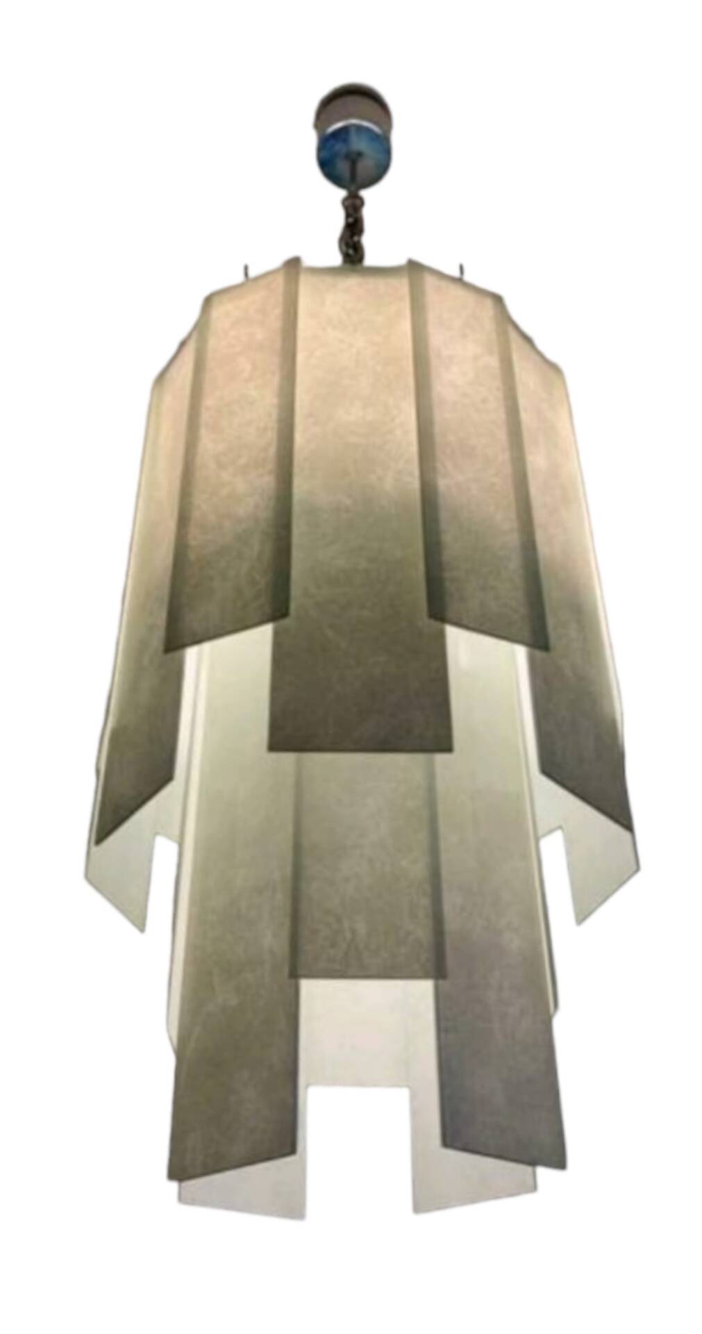 XXL Dutch design glass chandelier apr. 130 cm Chime Queens Gallery