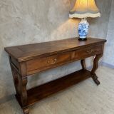 Walnut draper table