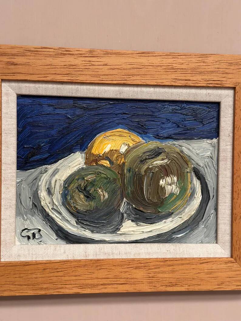 Original Swedish Oil on Panel – “Still Life” by Göran Brunius (1911–2005) – Signed