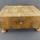 Old wedding chest in carved wood Nepal or India
