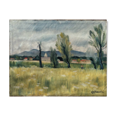Landscape painting by rené chancrin (1911-1981)