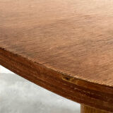 Vintage bow-wood coffee table, design Steiner 1960