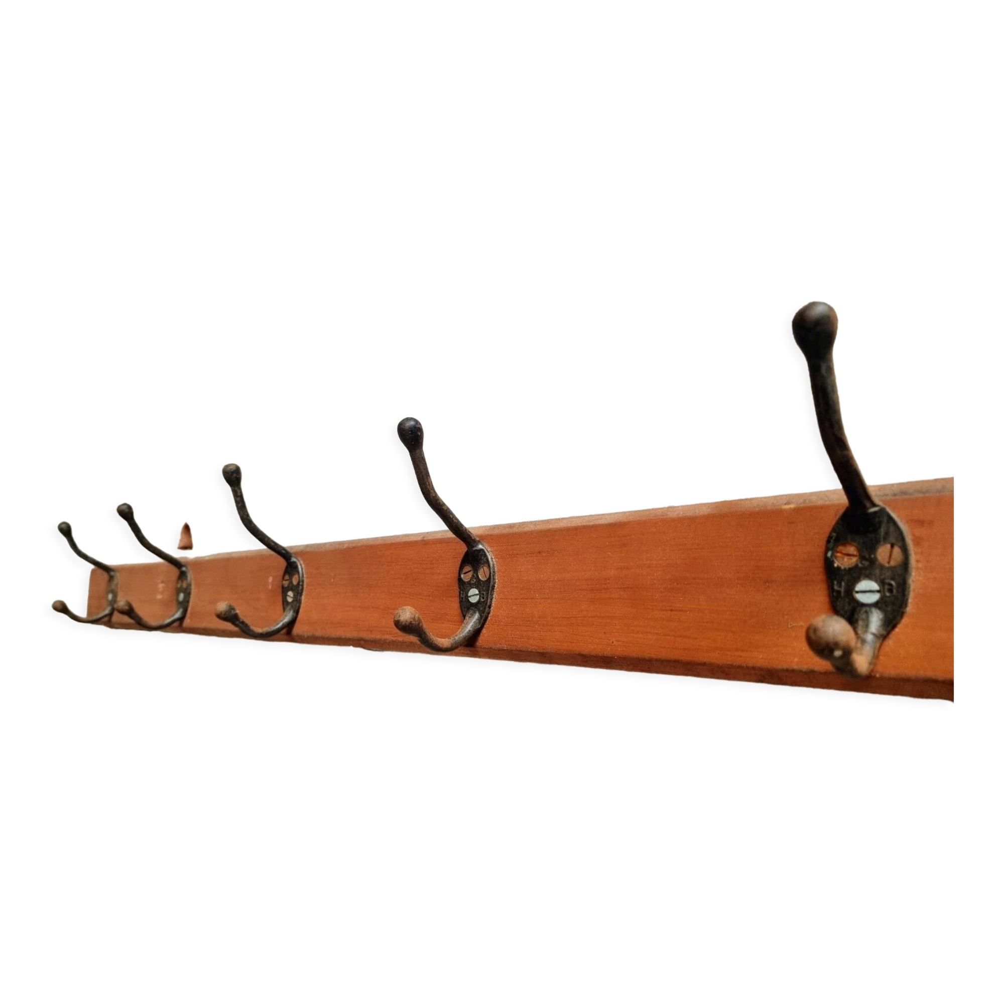 Old coat rack wall coat rack