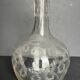 Carafe à décanter en verre gravé