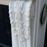 Louis XVI Style Fireplace in Carrara Marble Circa 1880