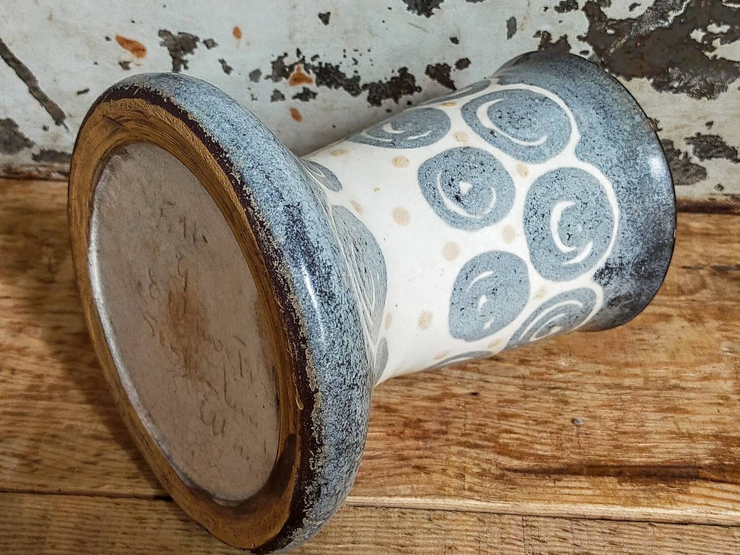 Elchinger fils Art Deco ceramic vase