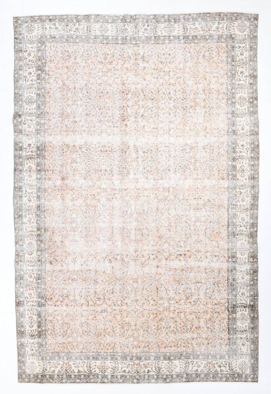 7x11 Shades Of Tan Beige Persian Rug, 220x335Cm