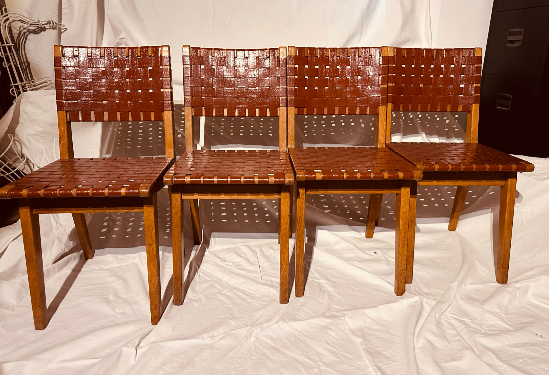 5 vintage chairs by Jens Risom for Knoll