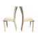 2 vintage leather chairs from Italy