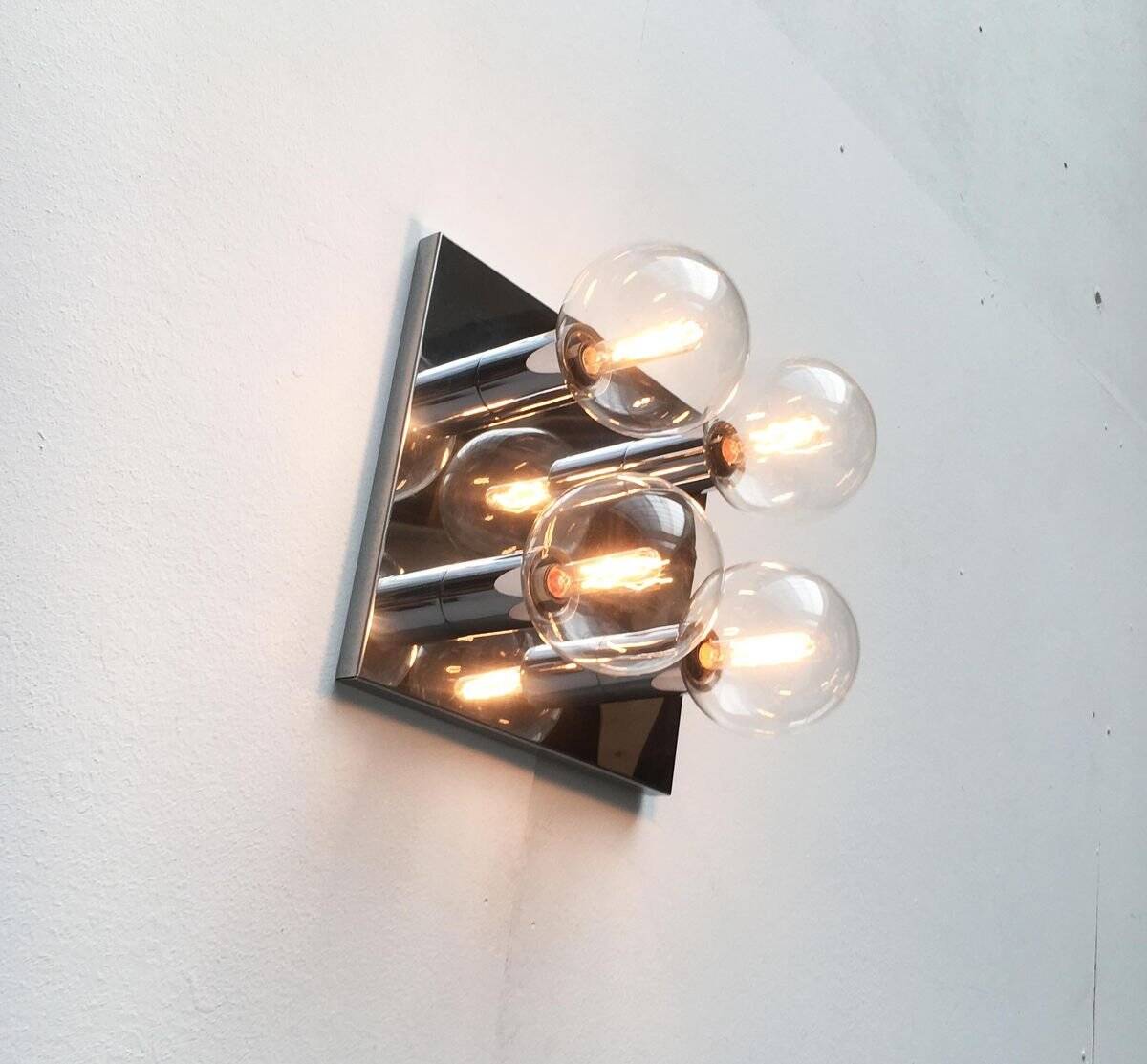 Vintage Space Age ceiling lamp by Motoko Ishii for Staff