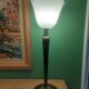 Lampe avec opaline Mazda