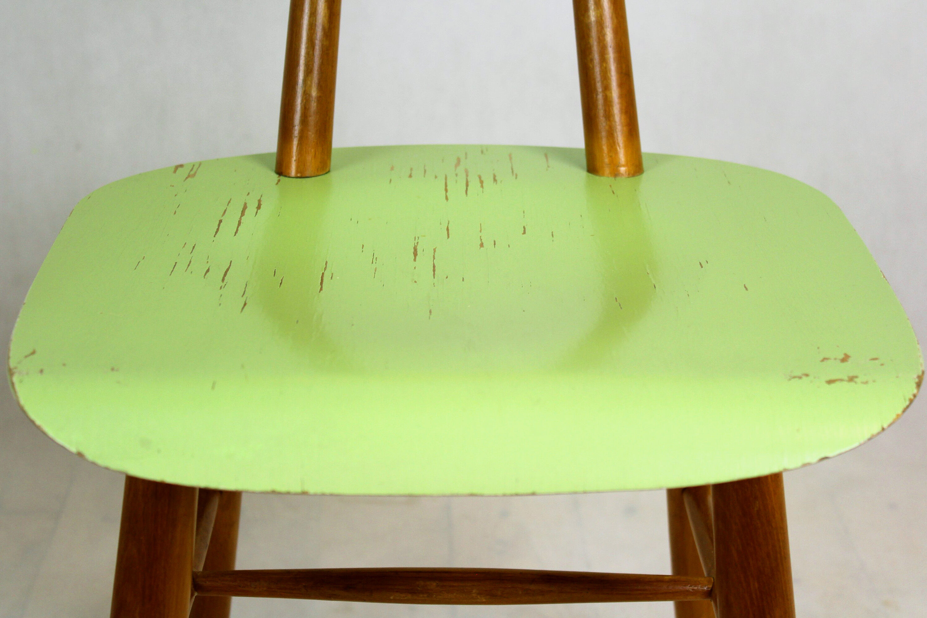 Set of 2 vintage wooden chairs from TON, 1960s